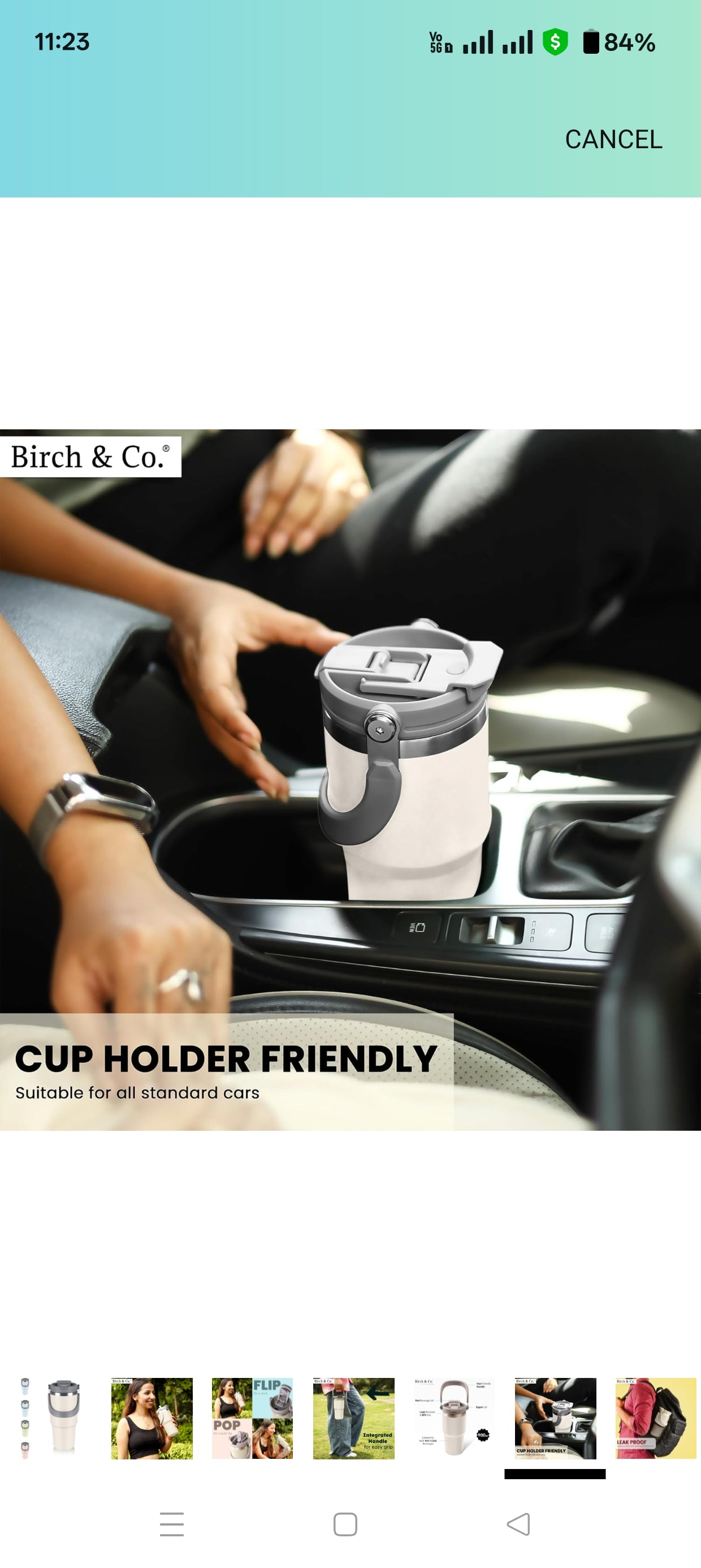 Customized Stainless Steel Tumbler with Handle & Lid | Double Wall Vacuum Insulated Hot & Cold Coffee Mug | Leak Proof Mug, Travel Cup for Office, Gym, Commute (Black, 1200 ml)