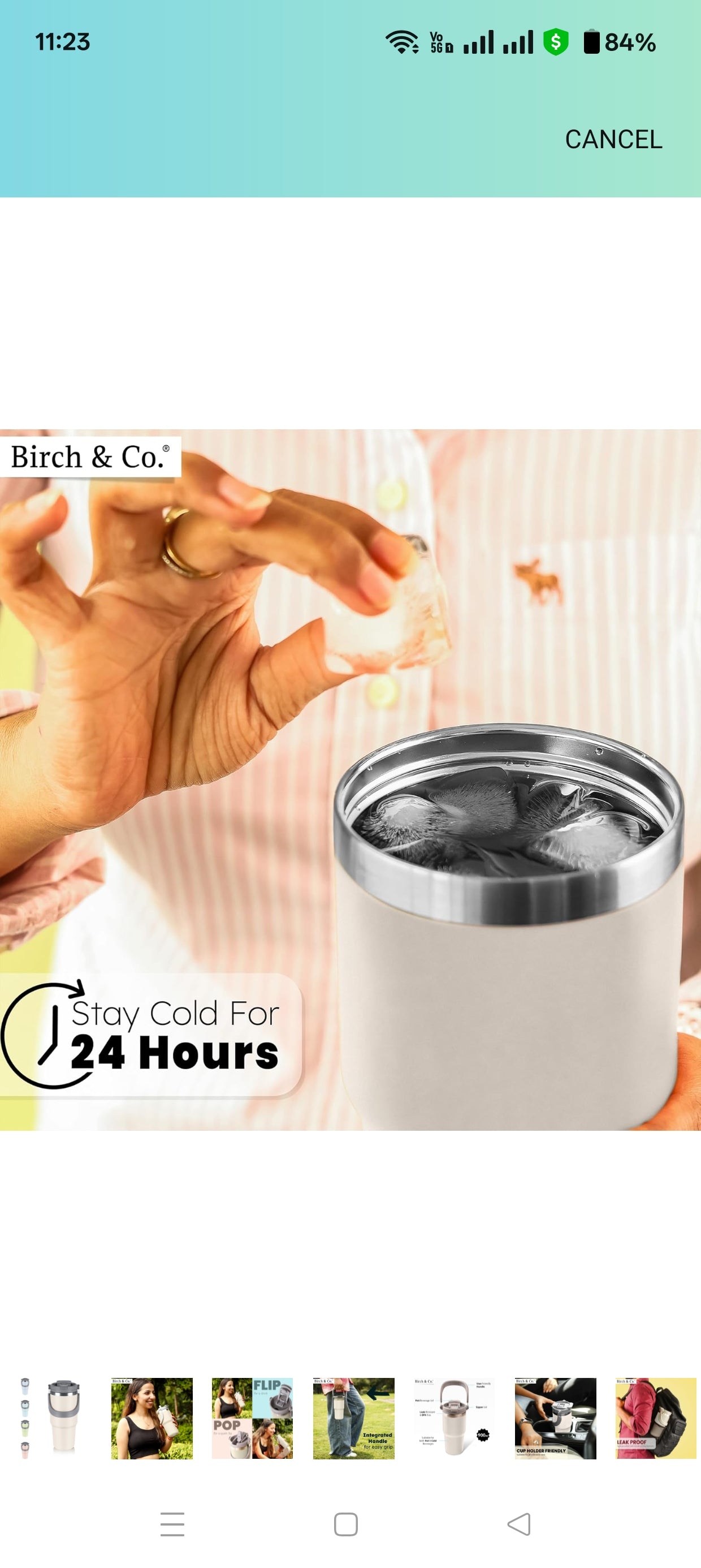 Customized Stainless Steel Tumbler with Handle & Lid | Double Wall Vacuum Insulated Hot & Cold Coffee Mug | Leak Proof Mug, Travel Cup for Office, Gym, Commute (Black, 1200 ml)